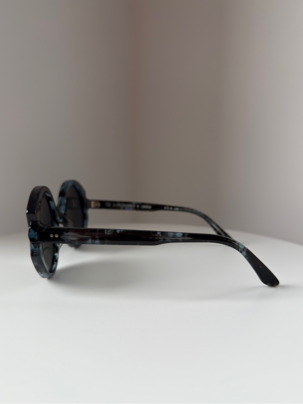 Oliver Goldsmith Handmade ‘Circle Line’ Sunglasses In Rain — image 7 of 8